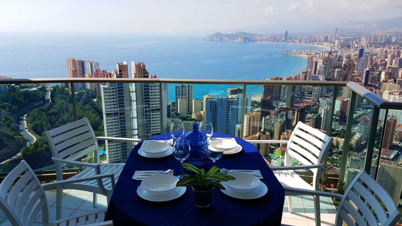 Highrise Apartment With Private Terrace & Sea Views - 34Th Floor Бенидорм Экстерьер фото