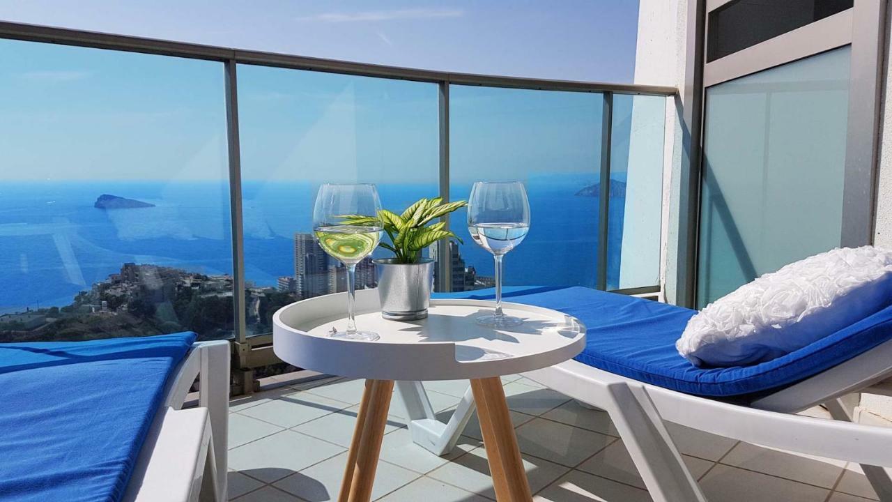 Highrise Apartment With Private Terrace & Sea Views - 34Th Floor Бенидорм Экстерьер фото