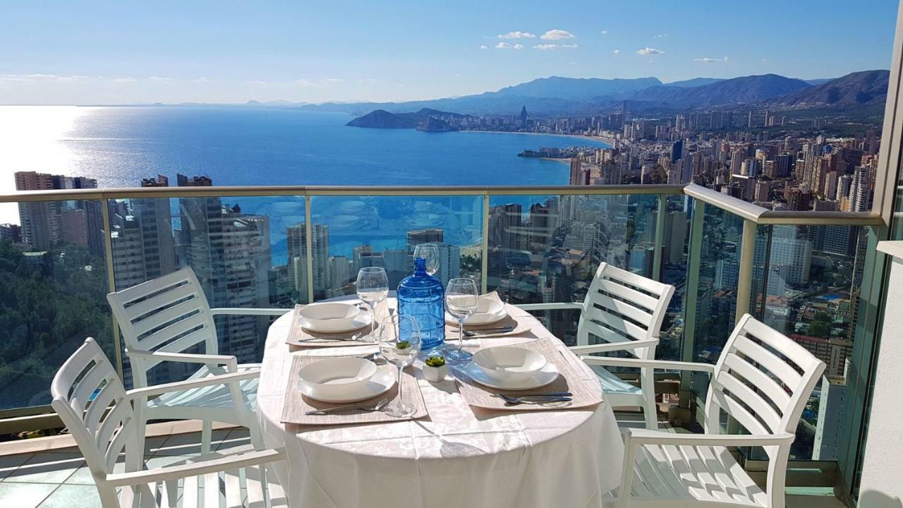 Highrise Apartment With Private Terrace & Sea Views - 34Th Floor Бенидорм Экстерьер фото